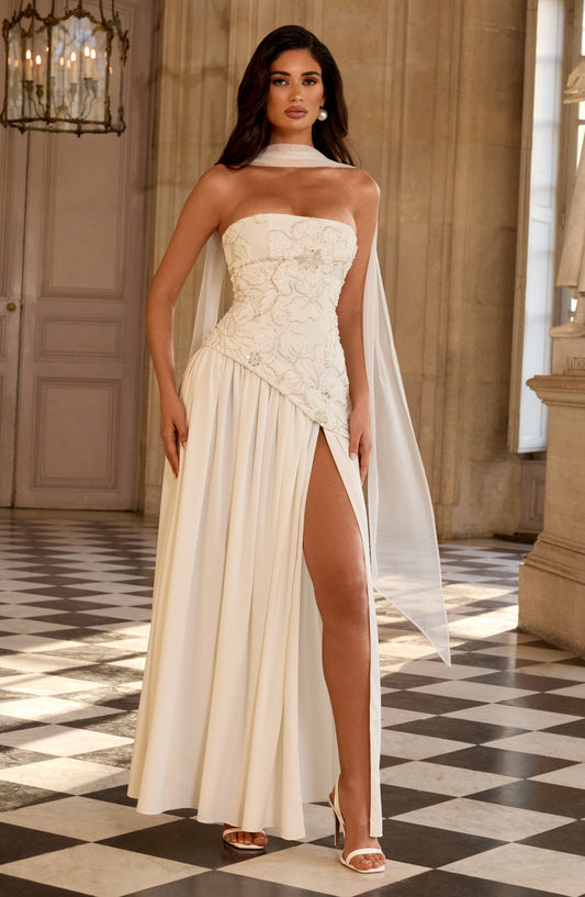 Marfil™ - Vestido de Chiffon